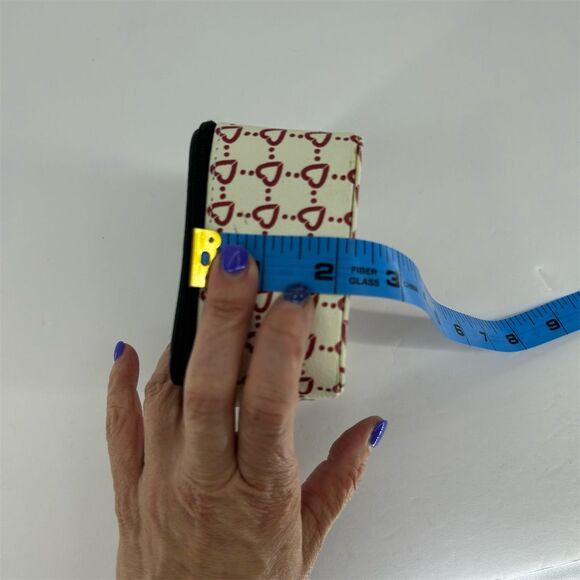 Brighton Multicolor Heart Ribbon Bow Travel Jewelry Box Mini EUC - Picture 11 of 11